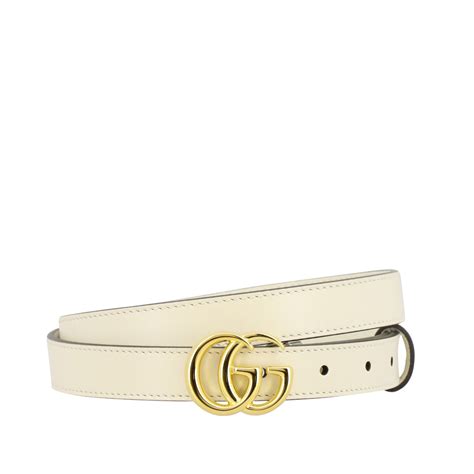 cinturon gucci blanco